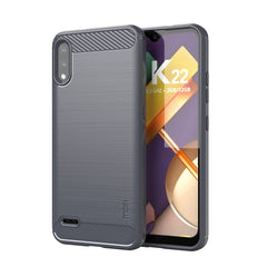 MOFI Gentleness Brushed Carbon Fiber Soft TPU Case, For LG K22 / K22 Plus, For LG K42, For LG K52 / K62 / K62+ / Q52 / Q62, For LG K92, For Google Pixel 6A, For Motorola Moto G51  5G