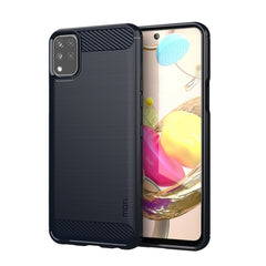 MOFI Gentleness Brushed Carbon Fiber Soft TPU Case, For LG K22 / K22 Plus, For LG K42, For LG K52 / K62 / K62+ / Q52 / Q62, For LG K92, For Google Pixel 6A, For Motorola Moto G51  5G