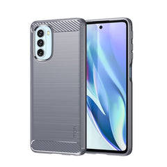 MOFI Gentleness Brushed Carbon Fiber Soft TPU Case, For LG K22 / K22 Plus, For LG K42, For LG K52 / K62 / K62+ / Q52 / Q62, For LG K92, For Google Pixel 6A, For Motorola Moto G51  5G