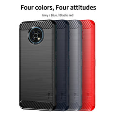 MOFI Gentleness Brushed Carbon Fiber Soft TPU Case, For Nokia G50, For Samsung Galaxy A53 5G, For Sony Xperia Pro-I, For OnePlus 10 Pro 5G, For OnePlus Nord CE 5G