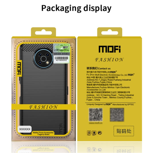 MOFI Gentleness Brushed Carbon Fiber Soft TPU Case, For Nokia G50, For Samsung Galaxy A53 5G, For Sony Xperia Pro-I, For OnePlus 10 Pro 5G, For OnePlus Nord CE 5G