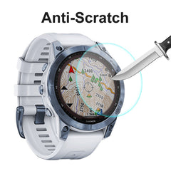 For Garmin Fenix 7X ENKAY 0.2mm 9H Tempered Glass Screen Protector Watch Film, 1 PC, 2 PCS, 5 PCS, 10 PCS