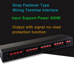 100W 1 In 8 Out Power Amplifier Box Distribute Switcher Loudspeaker