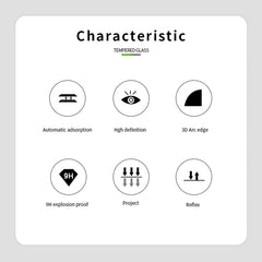 MOFI 9H 3D Hot Bending Tempered Glass Film