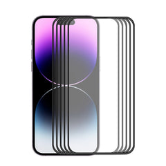 ENKAY Full Glue Tempered Glass Anti-fall Full Film for iPhone 14 Pro, For iPhone 14 Pro (1 PC), For iPhone 14 Pro (2 PCS), For iPhone 14 Pro (5 PCS)