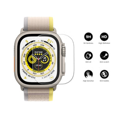 For Apple Watch Ultra 1 / 2 / 3 49mm ENKAY 0.2mm 9H Tempered Glass Watch Film