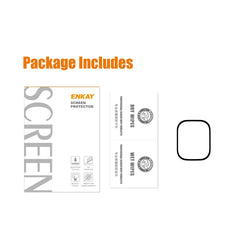 For Apple Watch Ultra 1 / 2 / 3 49mm ENKAY 9H Full Cover Tempered Glass Watch Film