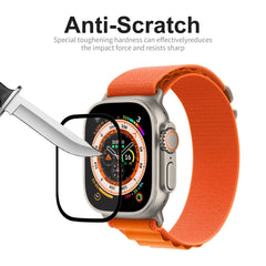 For Apple Watch Ultra 1 / 2 / 3 49mm ENKAY 9H Full Cover Tempered Glass Watch Film