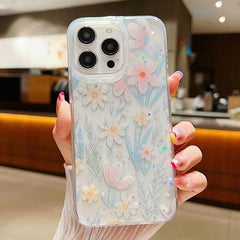 Fresh Small Floral Epoxy TPU Phone Case