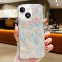 Fresh Small Floral Epoxy TPU Phone Case