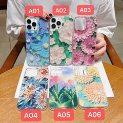 Gold Foil Oil Painting Epoxy TPU Phone Case, For iPhone 11 Pro Max, For iPhone 11 Pro, For iPhone 11