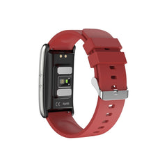 E600 1.47 inch Color Screen Smart Watch Silicone Strap Support Heart Rate Monitoring / Blood Pressure Monitoring
