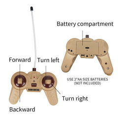 MoFun 369 Remote Control Tank 1:32 Four-way RC Vehicle, Blue, Green, Yellow
