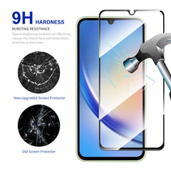 For Samsung Galaxy A34 5G / M34 / F34 ENKAY Hat-Prince Full Glue High Aluminum-silicon Tempered Glass Film