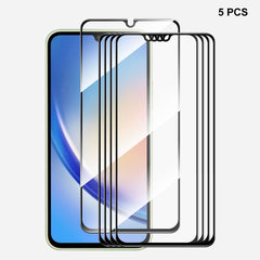 For Samsung Galaxy A34 5G / M34 / F34 ENKAY Hat-Prince Full Glue High Aluminum-silicon Tempered Glass Film