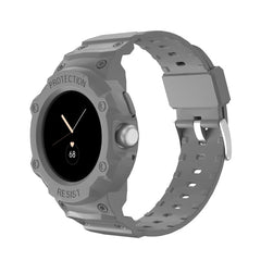 For Google Pixel Watch JUNSUNMAY Integrated TPU Adjustable Elastic Watch Band