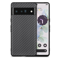 Carbon Fiber Texture Leather Back Cover Phone Case