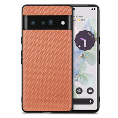 Carbon Fiber Texture Leather Back Cover Phone Case