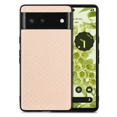 Carbon Fiber Texture Leather Back Cover Phone Case