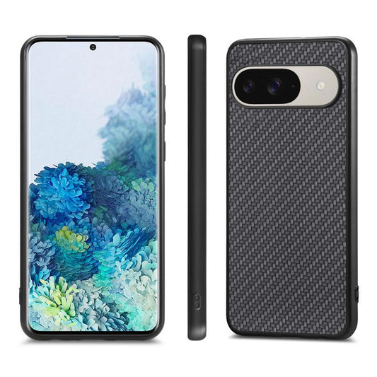 Carbon Fiber Texture Leather Back Cover Phone Case