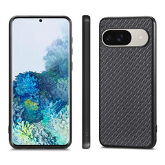 Carbon Fiber Texture Leather Back Cover Phone Case