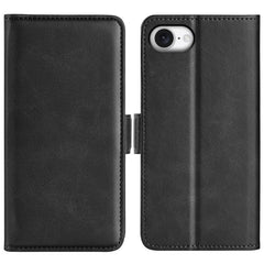 Dual-side Magnetic Buckle Horizontal Flip Leather Phone Case