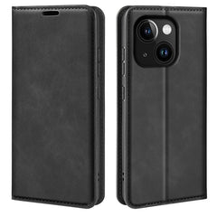 Retro-skin Magnetic Suction Leather Phone Case