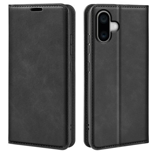 Retro-skin Magnetic Suction Leather Phone Case