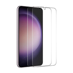 2pcs ENKAY 0.18mm High Aluminum-silicon Tempered Glass Film, Support Ultrasonic Fingerprint Unclock, For Samsung Galaxy S24 Ultra 5G, For Samsung Galaxy S24+ 5G, For Samsung Galaxy S24 5G