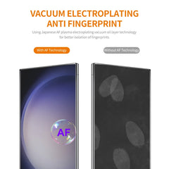 2pcs ENKAY 0.18mm High Aluminum-silicon Tempered Glass Film, Support Ultrasonic Fingerprint Unclock, For Samsung Galaxy S24 Ultra 5G, For Samsung Galaxy S24+ 5G, For Samsung Galaxy S24 5G
