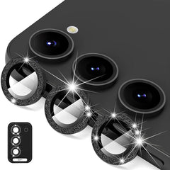 ENKAY Hat-Prince 9H Rear Camera Lens Glitter Aluminium Alloy Tempered Glass Film, For Samsung Galaxy S24 Ultra 5G, For Samsung Galaxy S24+ 5G, For Samsung Galaxy S24 5G