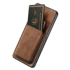 Retro Leather Card Bag Magnetic Phone Case