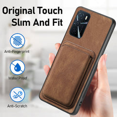 Retro Leather Card Bag Magnetic Phone Case
