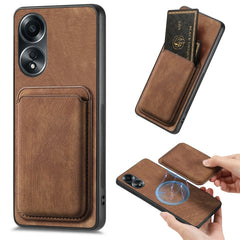 Retro Leather Card Bag Magnetic Phone Case