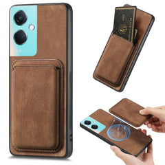 Retro Leather Card Bag Magnetic Phone Case