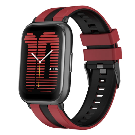 20mm Two-Color Sports Silicone Watch Band, For Amazfit Active