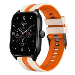 20mm Two-Color Sports Silicone Watch Band, For Amazfit GTS 4