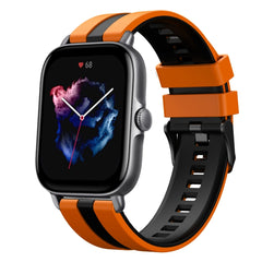 20mm Two-Color Sports Silicone Watch Band, For Amazfit GTS 3