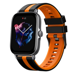20mm Two-Color Sports Silicone Watch Band, For Amazfit GTS 3