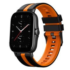 20mm Two-Color Sports Silicone Watch Band, For Amazfit GTS 2E