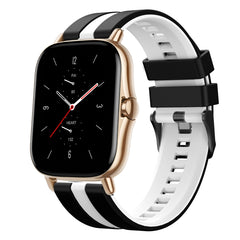 20mm Two-Color Sports Silicone Watch Band, For Amazfit GTS 2