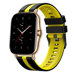 20mm Two-Color Sports Silicone Watch Band, For Amazfit GTS 2