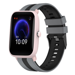 20mm Two-Color Sports Silicone Watch Band, For Amazfit Pop Pro