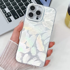 Plating Glitter Texture TPU Phone Case with Lens Film, For iPhone 16 Pro Max