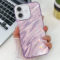 Plating Glitter Texture TPU Phone Case with Lens Film, For iPhone 14