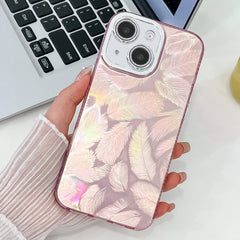 Plating Glitter Texture TPU Phone Case with Lens Film, For iPhone 15