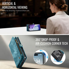 CaseMe 008 Detachable Multifunctional Leather Phone Case