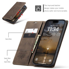 CaseMe 013 Multifunctional Horizontal Flip Leather Phone Case