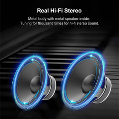 EWA A109M Portable Bluetooth Speaker Wireless Heavy Bass Bomm Box Subwoofer Phone Call Surround Sound Bluetooth Shower Speaker