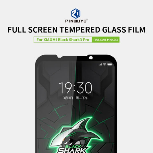 PINWUYO 9H 2.5D Full Screen Tempered Glass Film